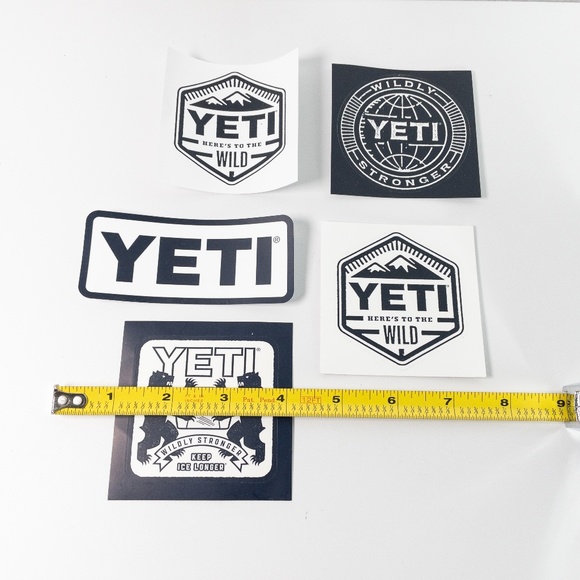 Yeti Sticker Decal Bundle Variety 5 Pack Lot - Picture 3 of 3